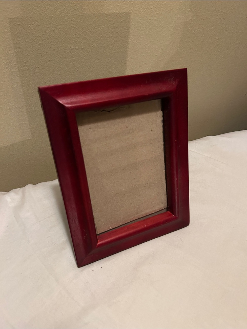 Classic Red Wood Photo Frame - Unbranded